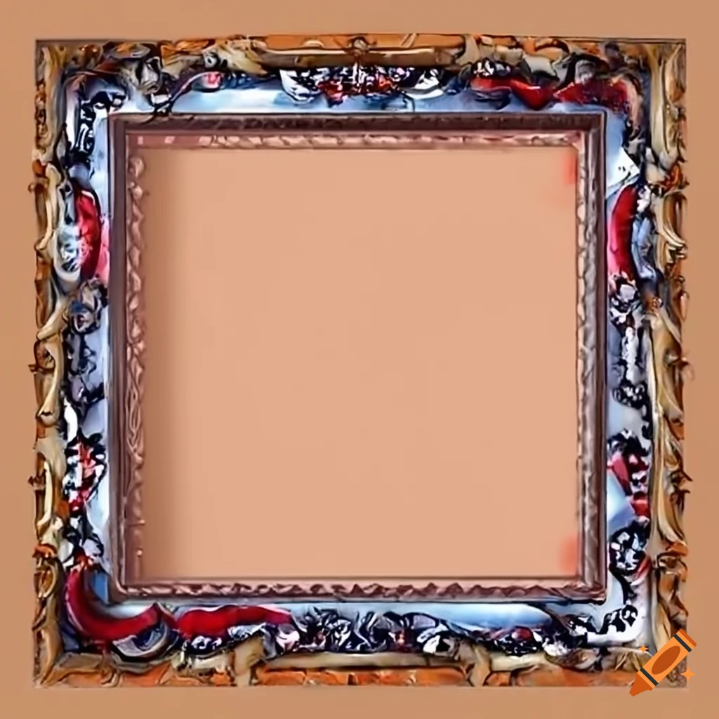 Simple and detailed frame on Craiyon