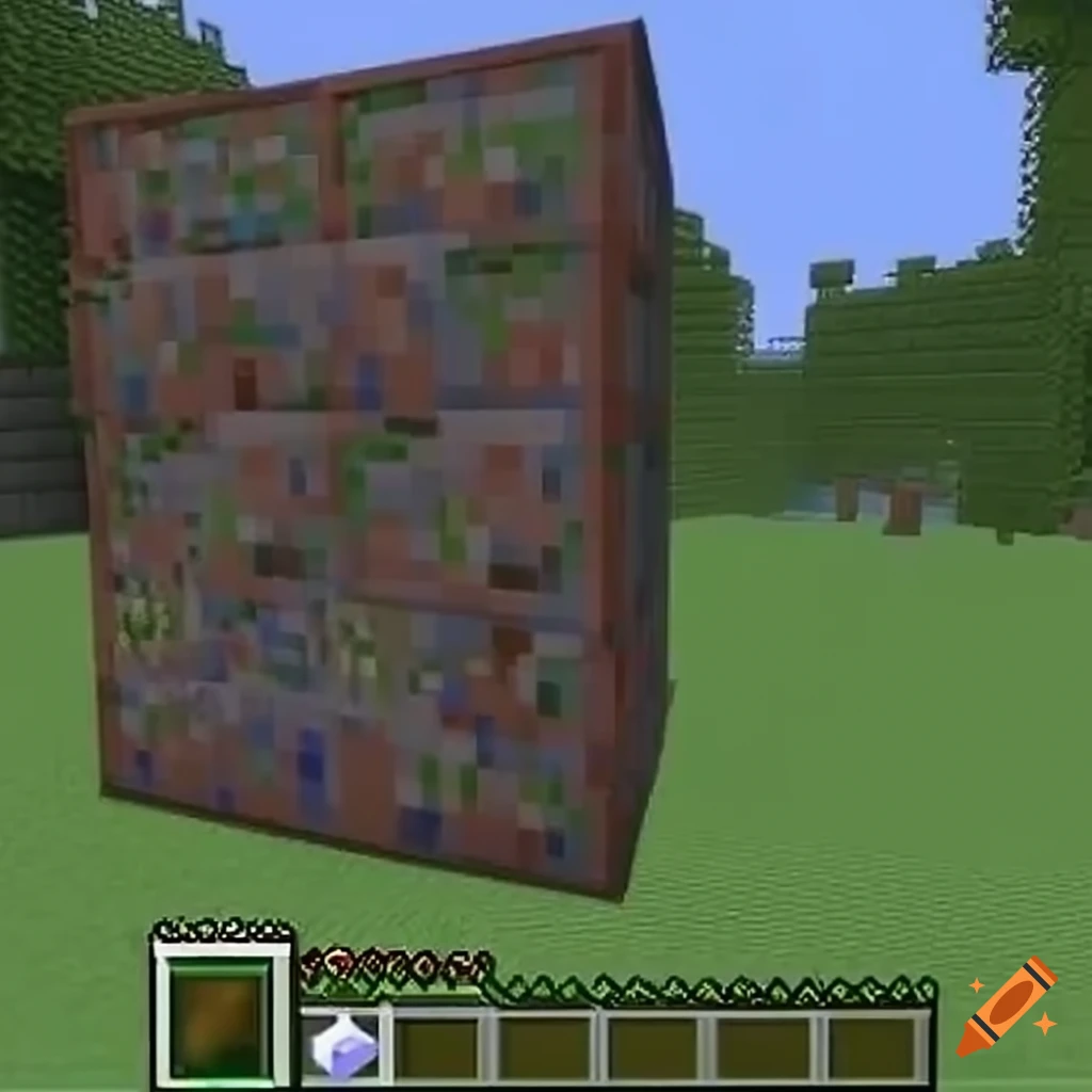 Splitscreen minecraft gameplay on Craiyon