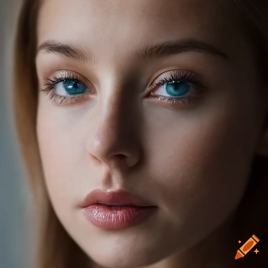 Close up Portrait Of A Beautiful Russian Girl On Craiyon