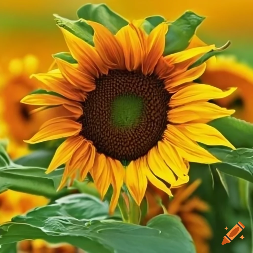 close-up of a sunflower