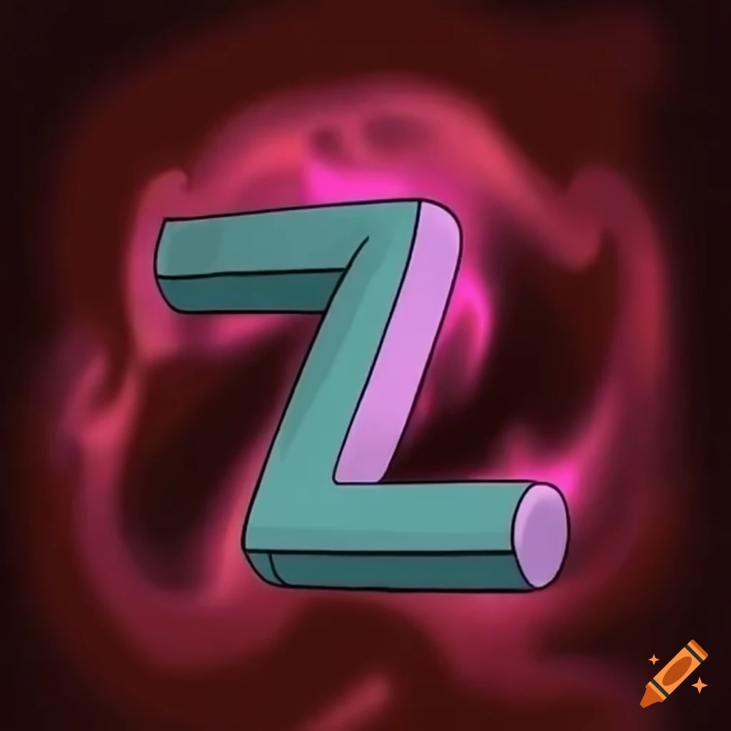futurama-inspired character in the shape of the letter Z