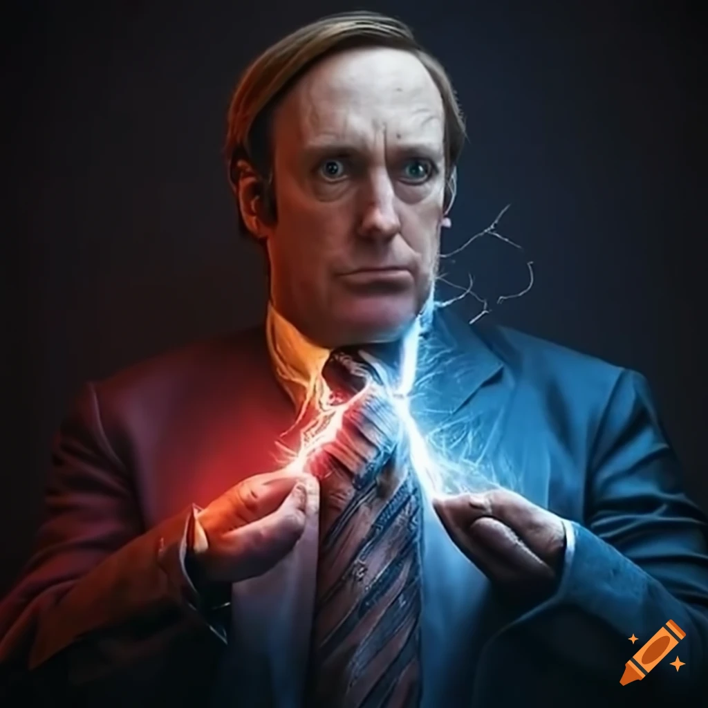 Saul Goodman with lightning superpowers