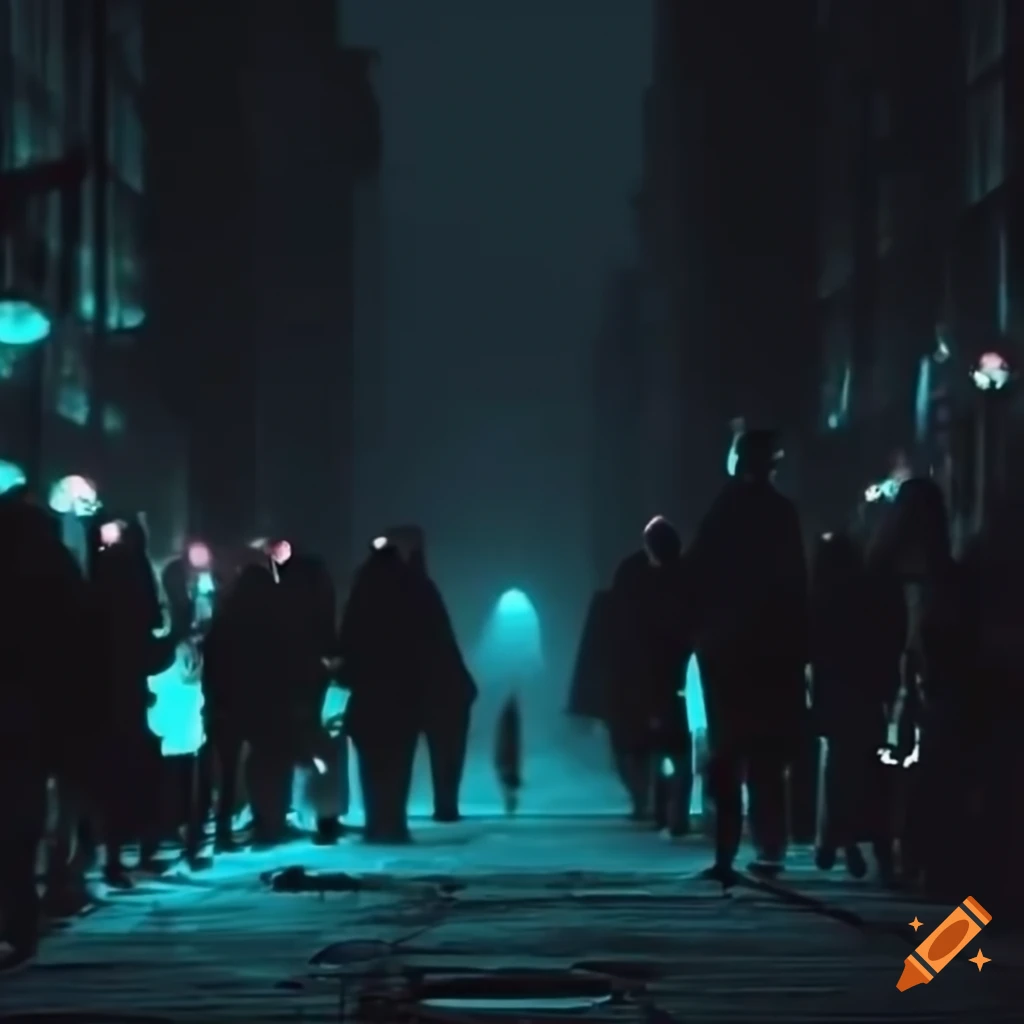 night lights at a funeral gathering