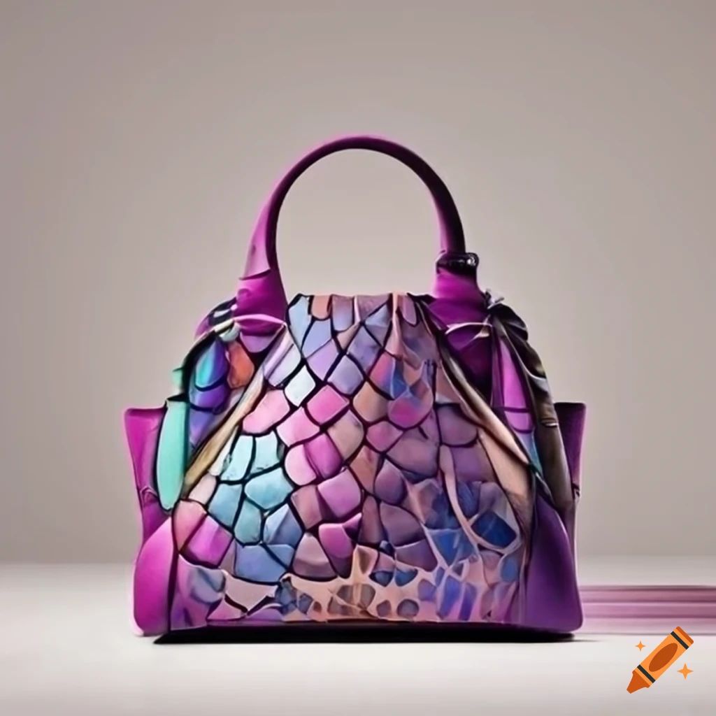 Modern architectural inspired women's handbag