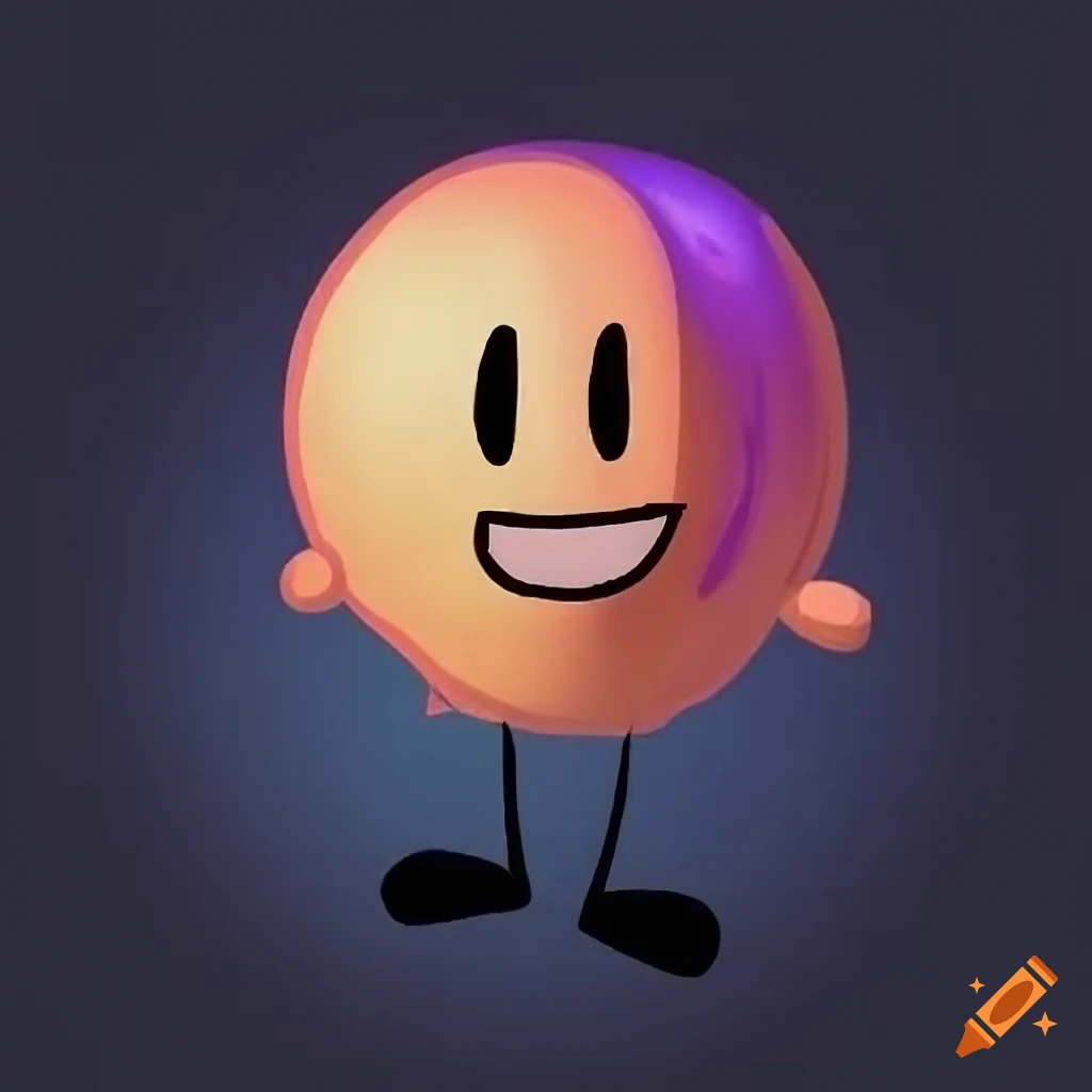 Startled bfdi character