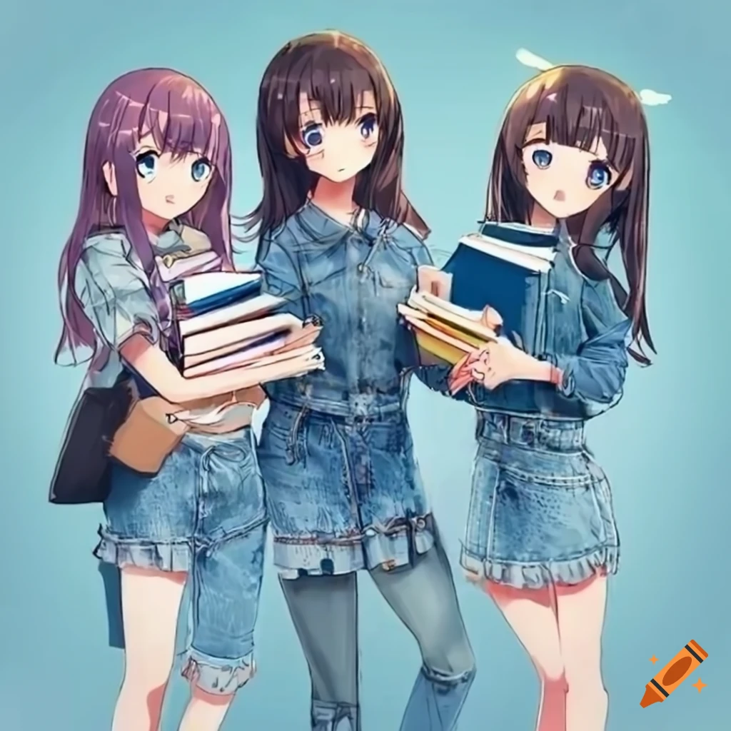 Three Sisters, anime three sisters, sisters, anime, HD phone wallpaper |  Peakpx