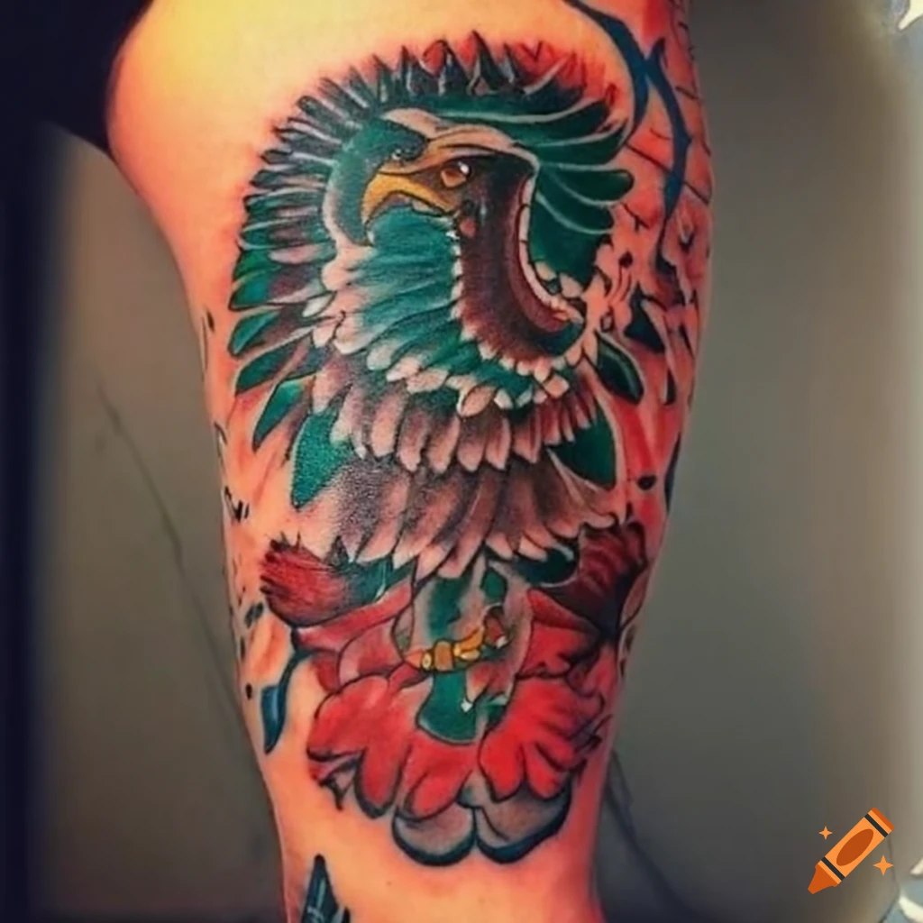 Eagle Tattoo Design On Back - Tattoos Designs
