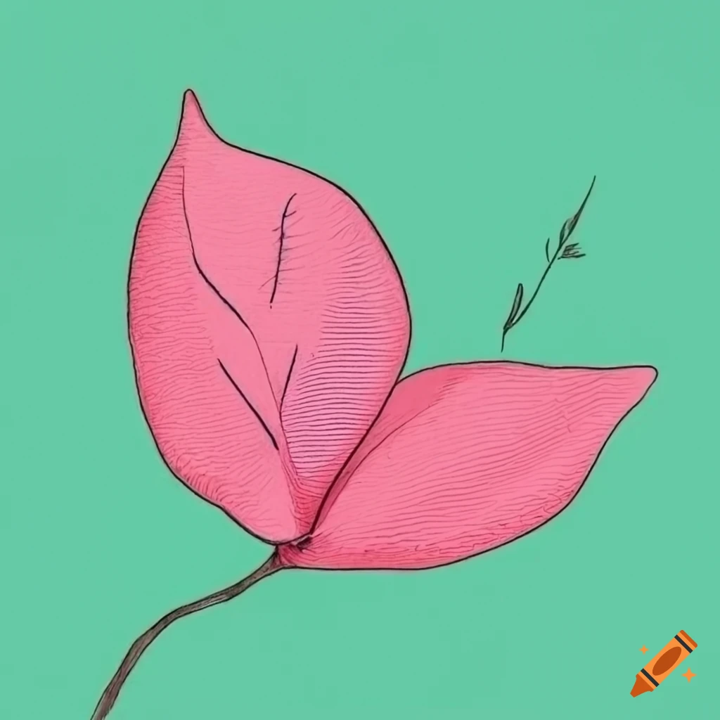 clean botanical illustration on white background
