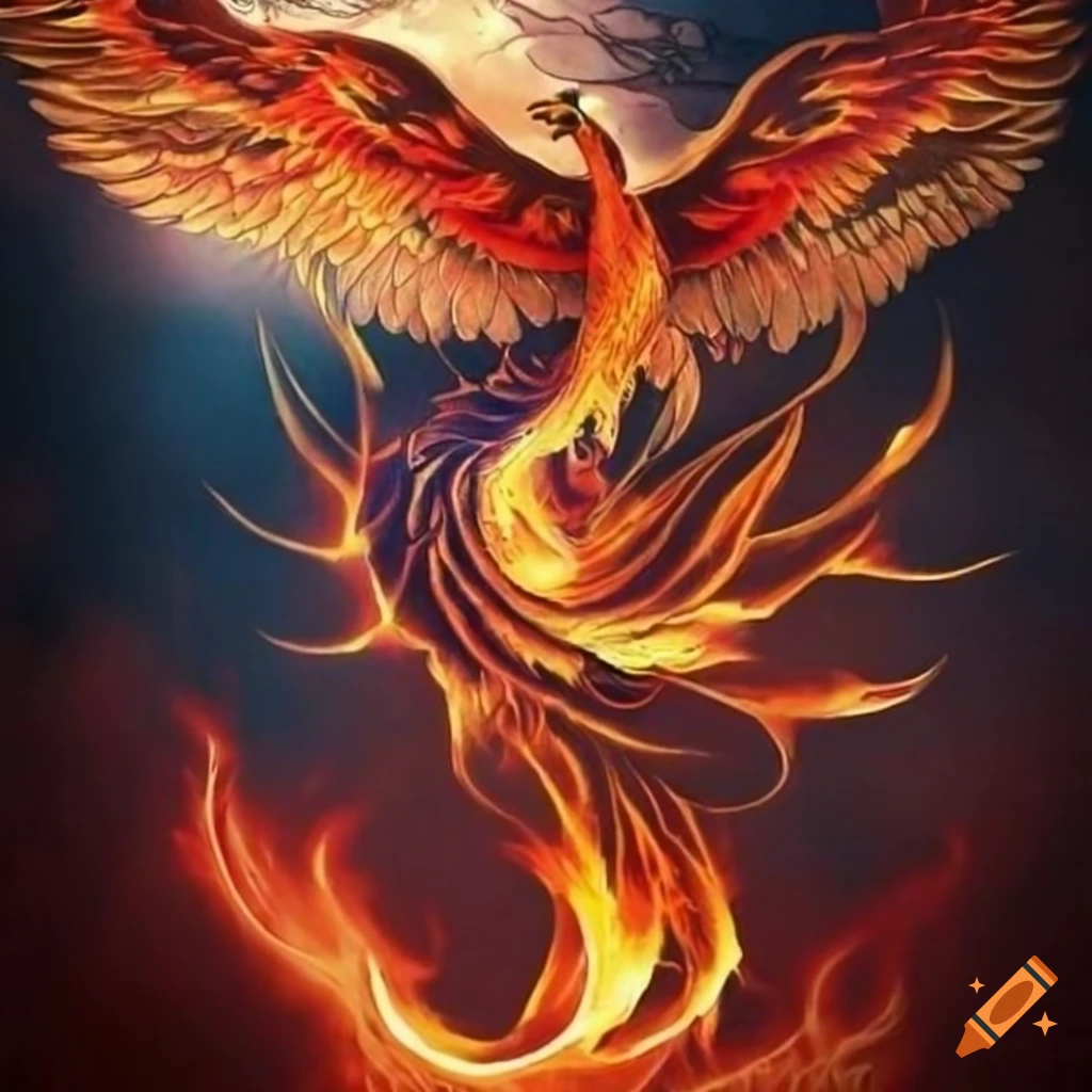 phoenix tattoo with hearts - Google Search | Schwarze tattoos, Kleines  tattoo, Hawaiianisches tattoo