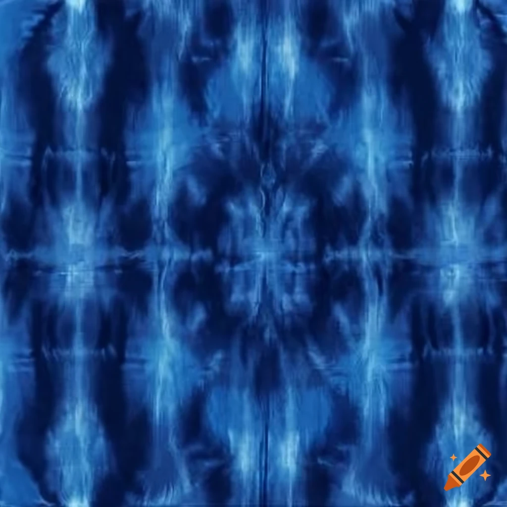 indigo blue shibori seamless pattern