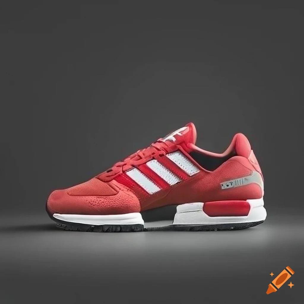 Red adidas zx 1000 shoe