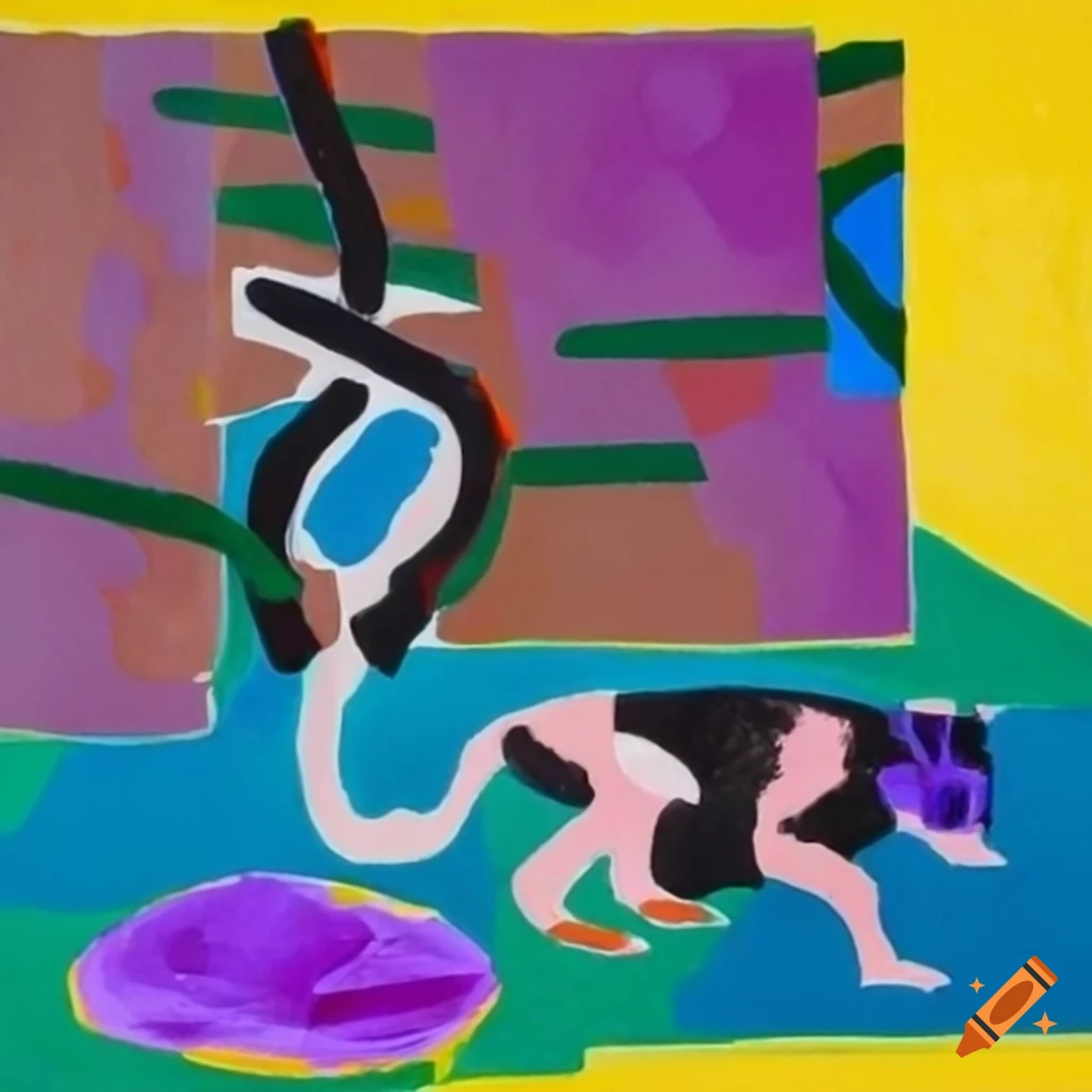 expressway and highway inspired by Georges Braque and David Hockney
