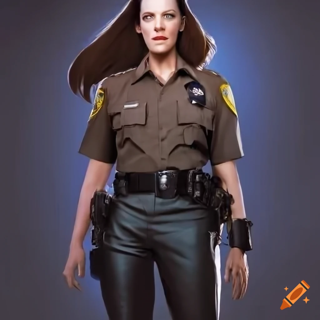hyperrealistic police photograph of Officer Liv Tyler at age 20