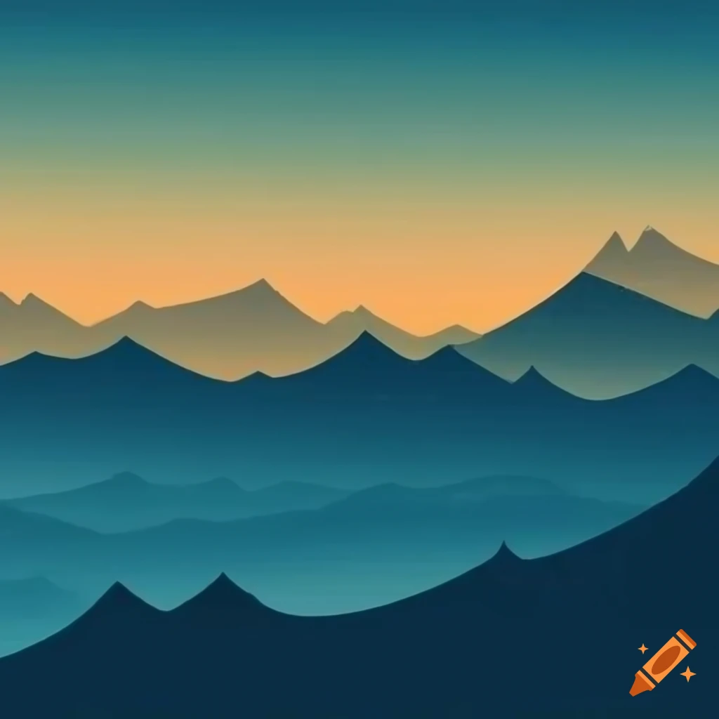 Mountain landscape background