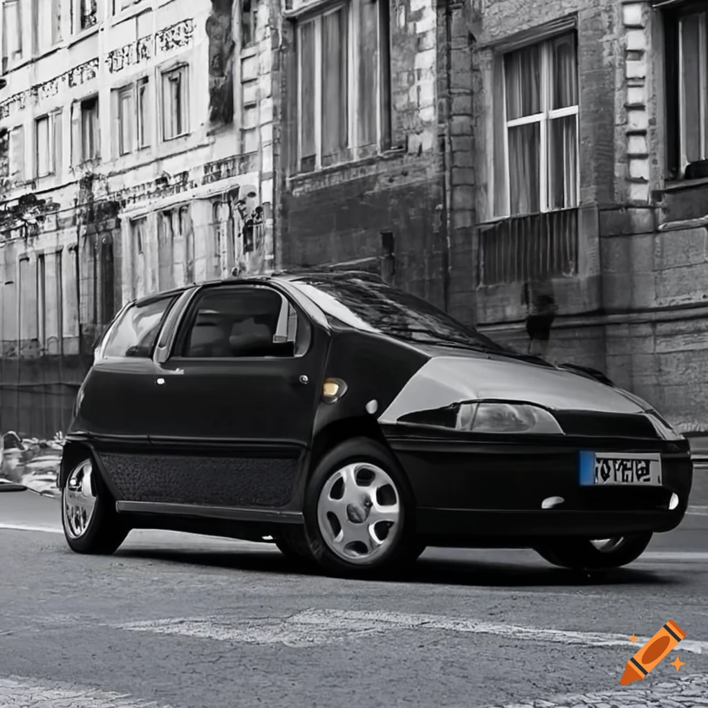 Realistic illustration of a fiat punto 1.1 55s mk1 on Craiyon