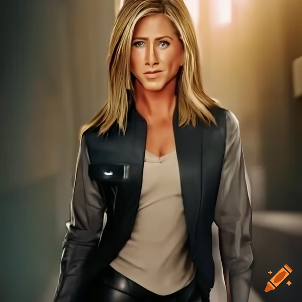 hyperrealistic police photograph of Jennifer Aniston at age 20