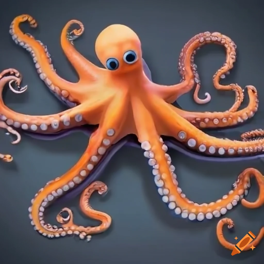 orange octopus puppet master