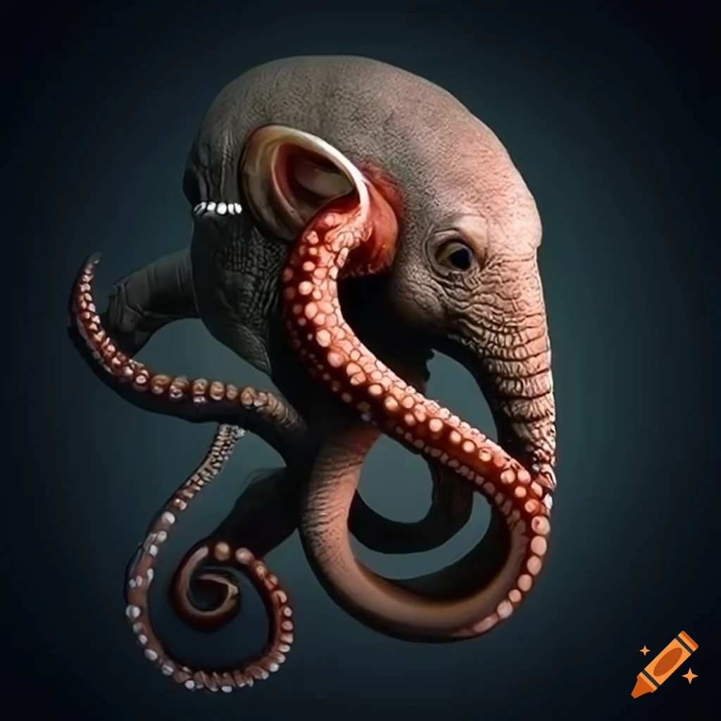 image-of-a-half-octopus-half-elephant-creature