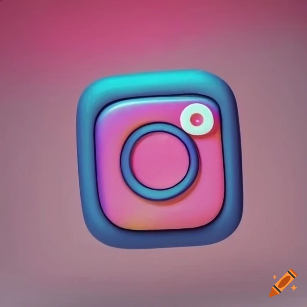 Free Instagram Logo 3D Logo download in PNG, OBJ or Blend format