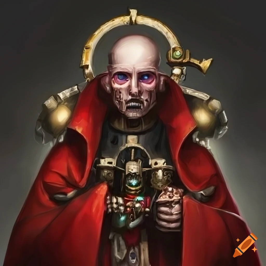 portrait of a tech-priest Explorator