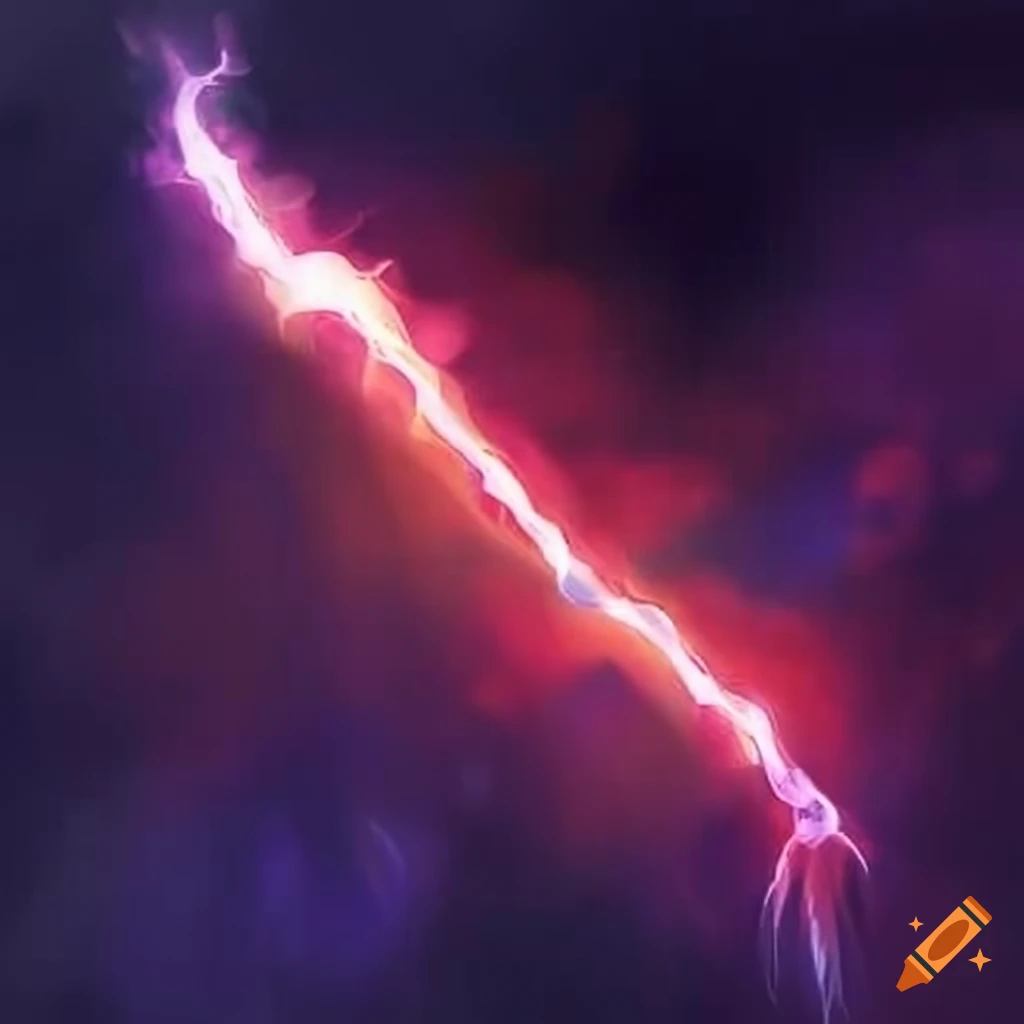 Powerful Magic Bolt On Craiyon