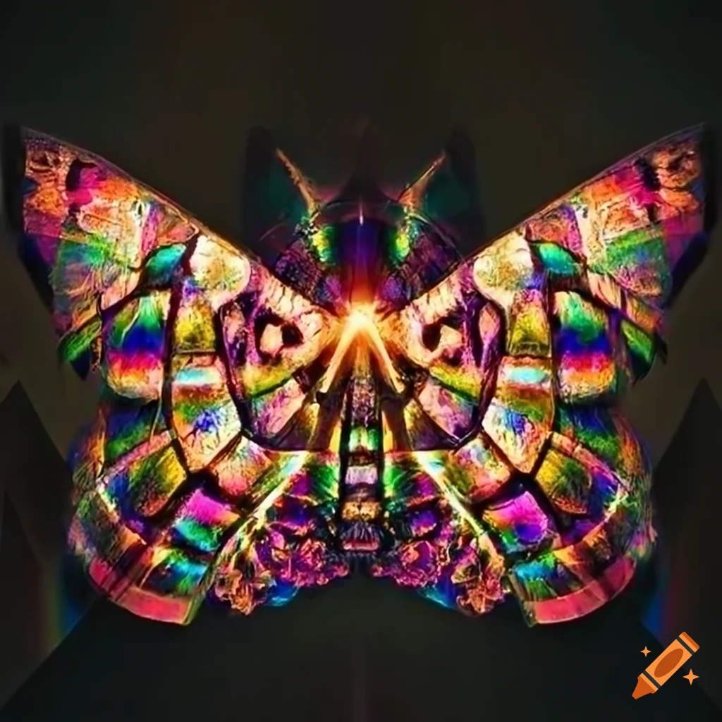 stunning prismatic carving artwork
