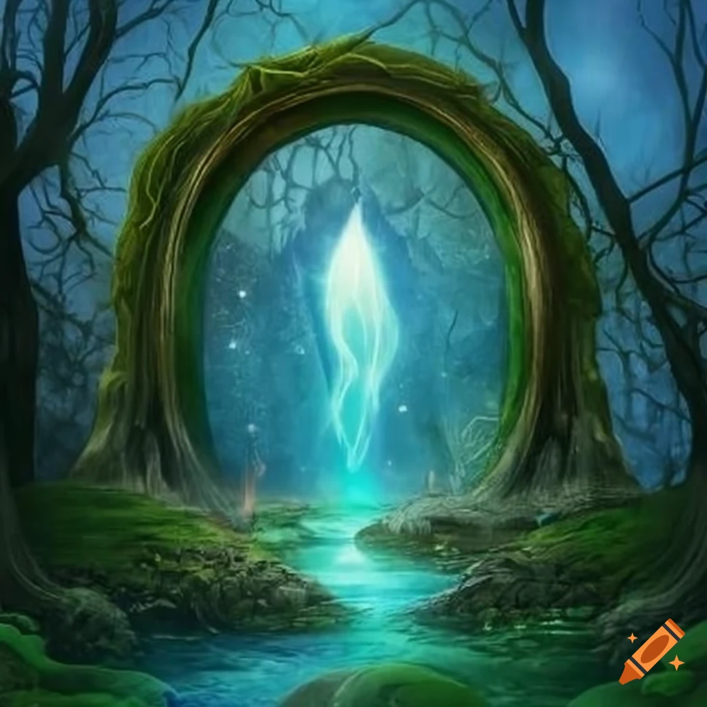 image of an enchanted portal to a magical realm