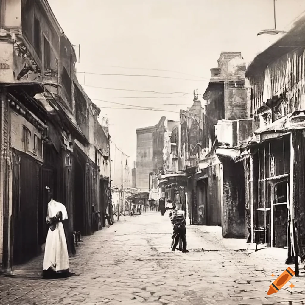 1879 street scene in Iran
