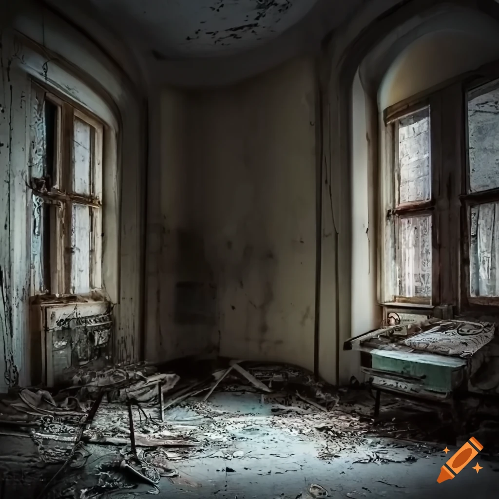 abandoned hospital room