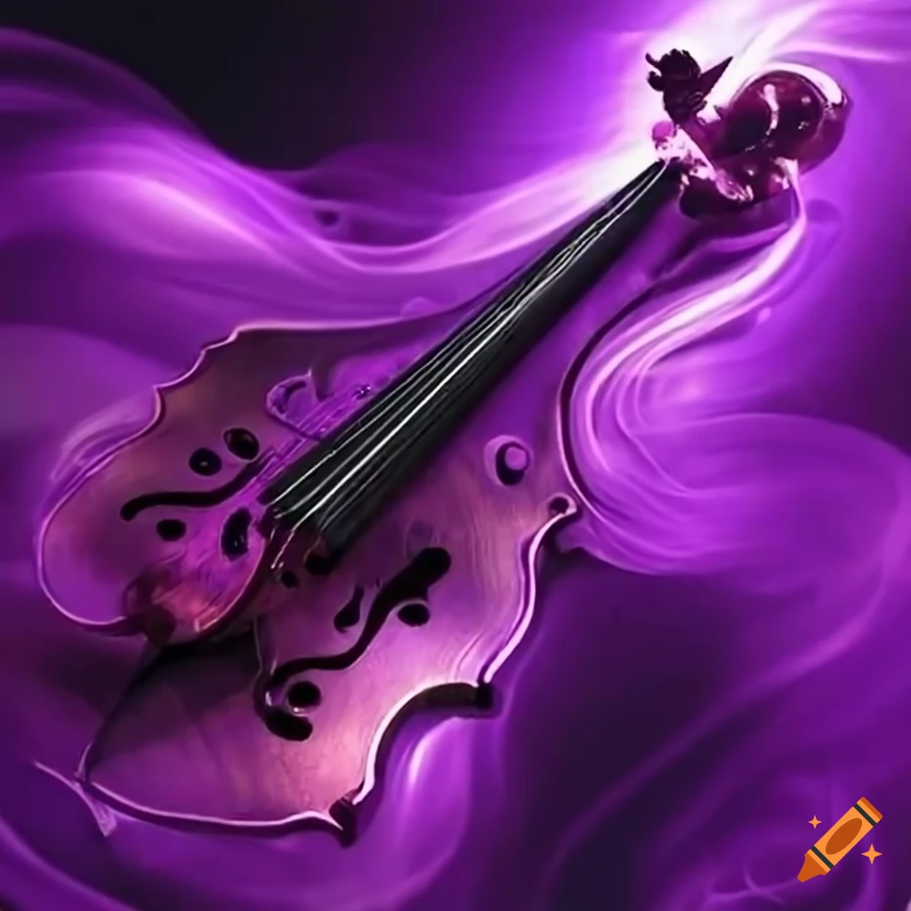 colorful violin wallpaper