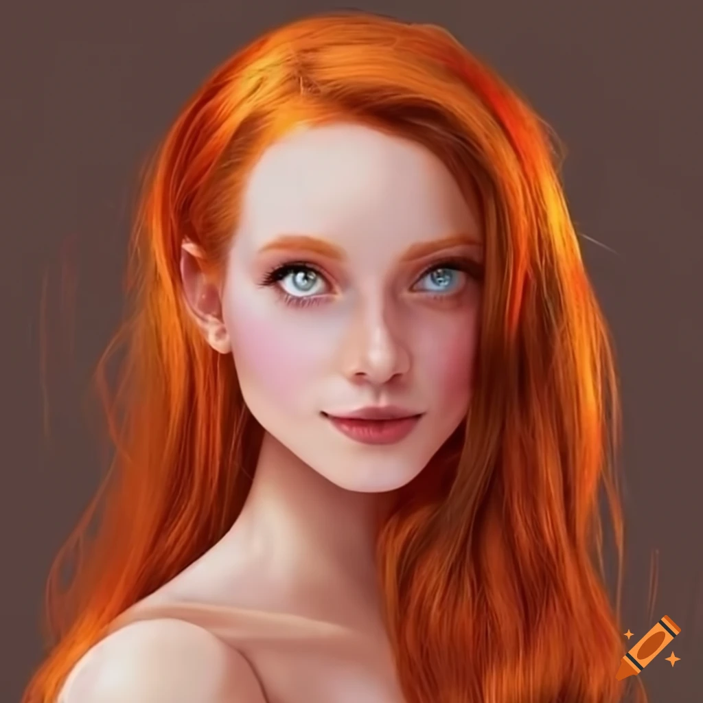 Portrait Of A Charming Redhead Girl portrait-of-a-charming-redhead-girl