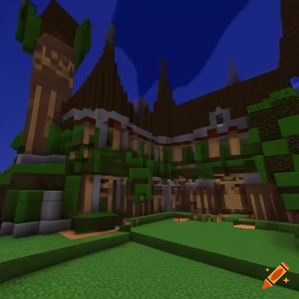 Classic minecraft setting