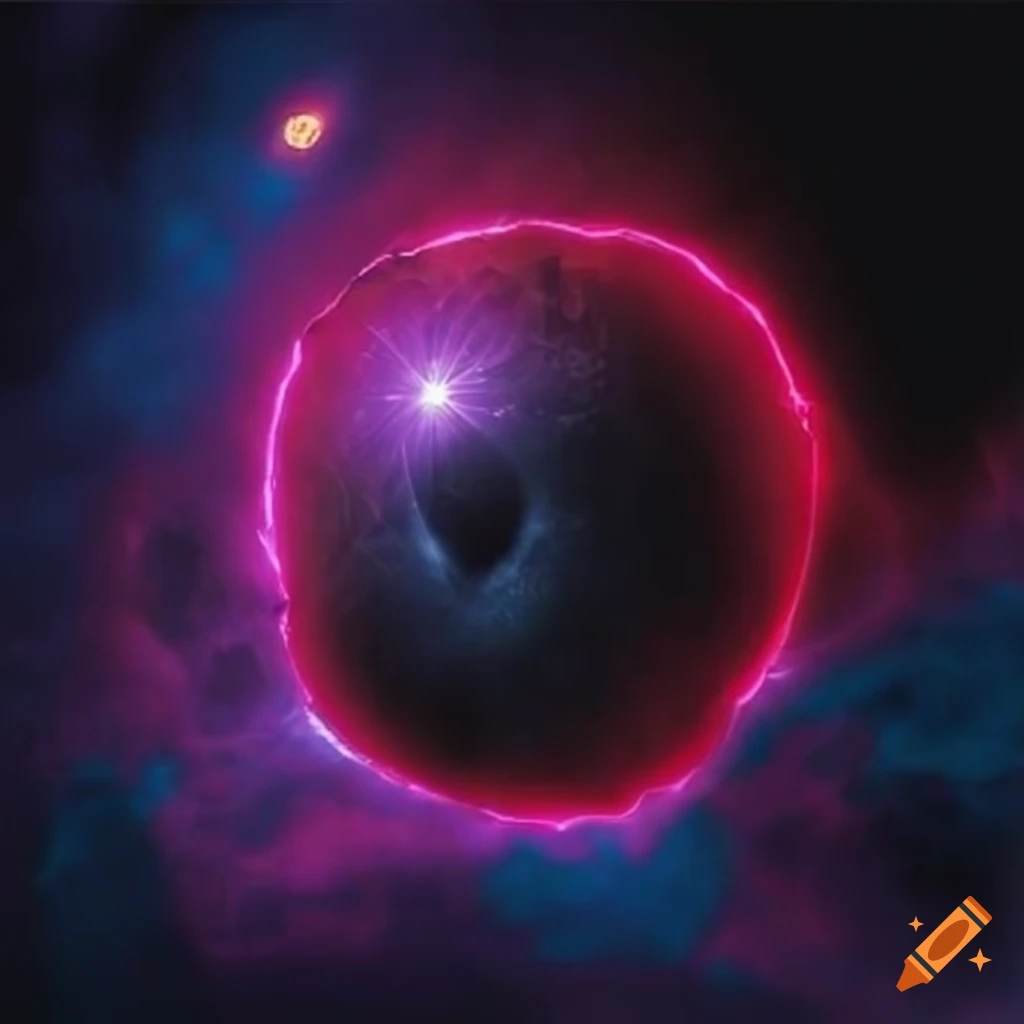 Depiction Of Dark Matter Phenomenon