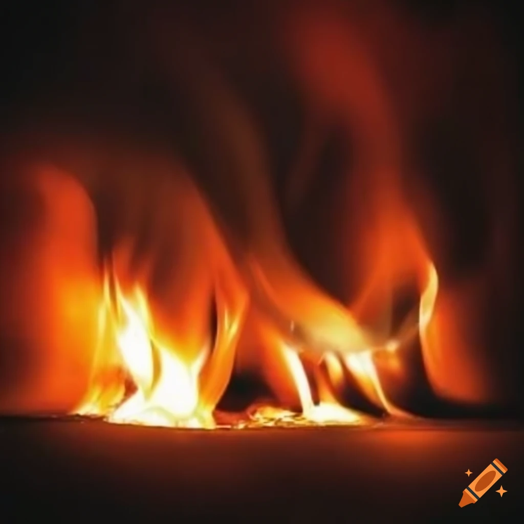 image of a fiery phenomenon