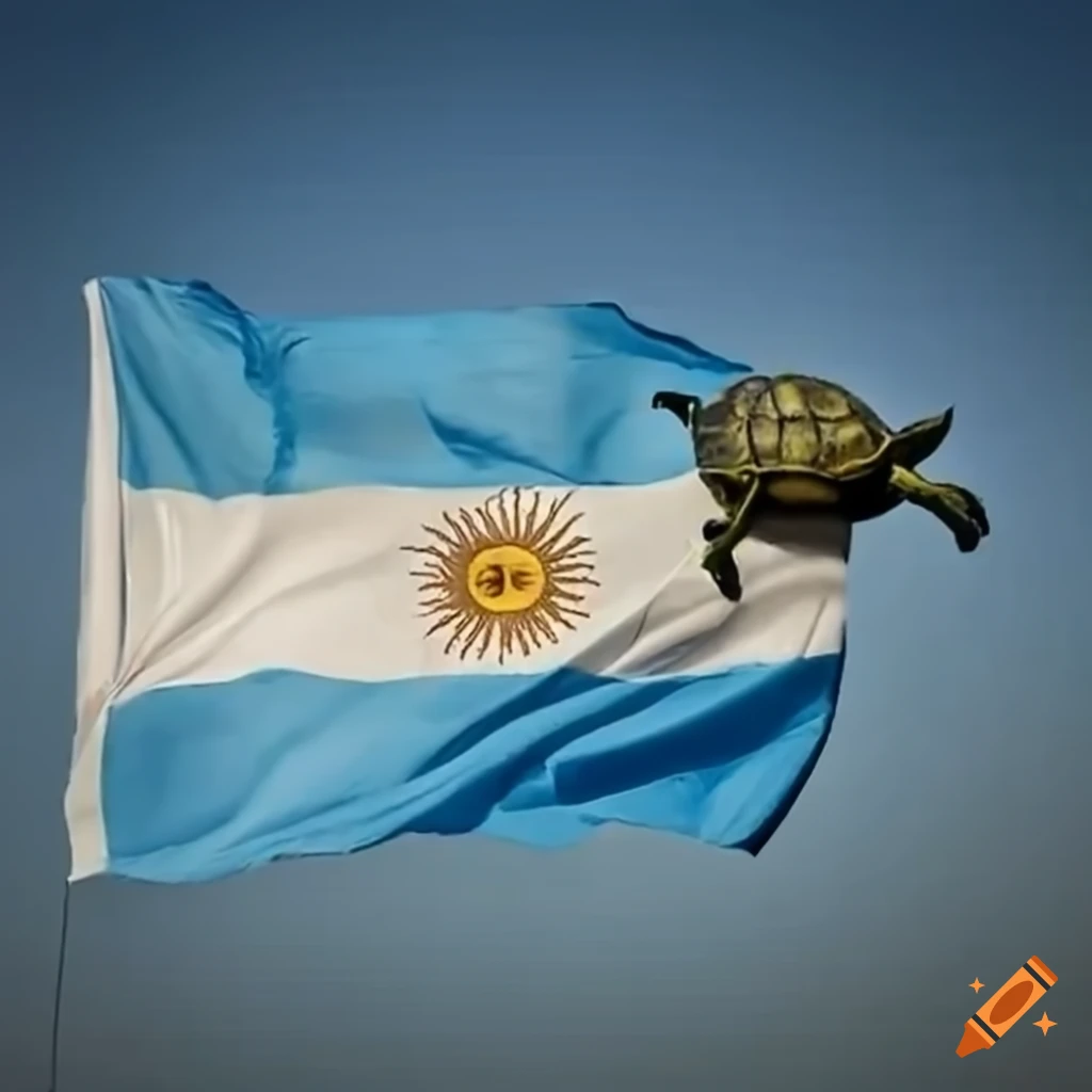 Epic flag of argentina on Craiyon