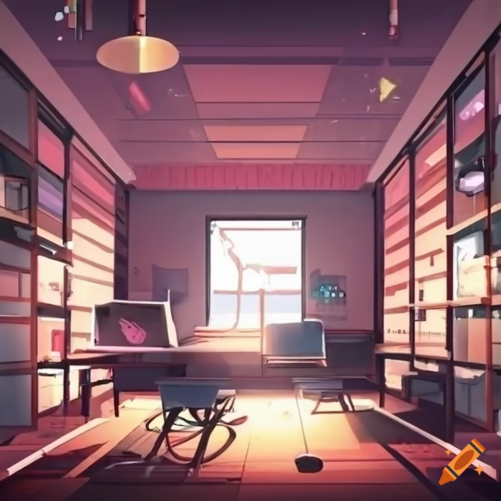 Anime-style illustration of a classroom scene