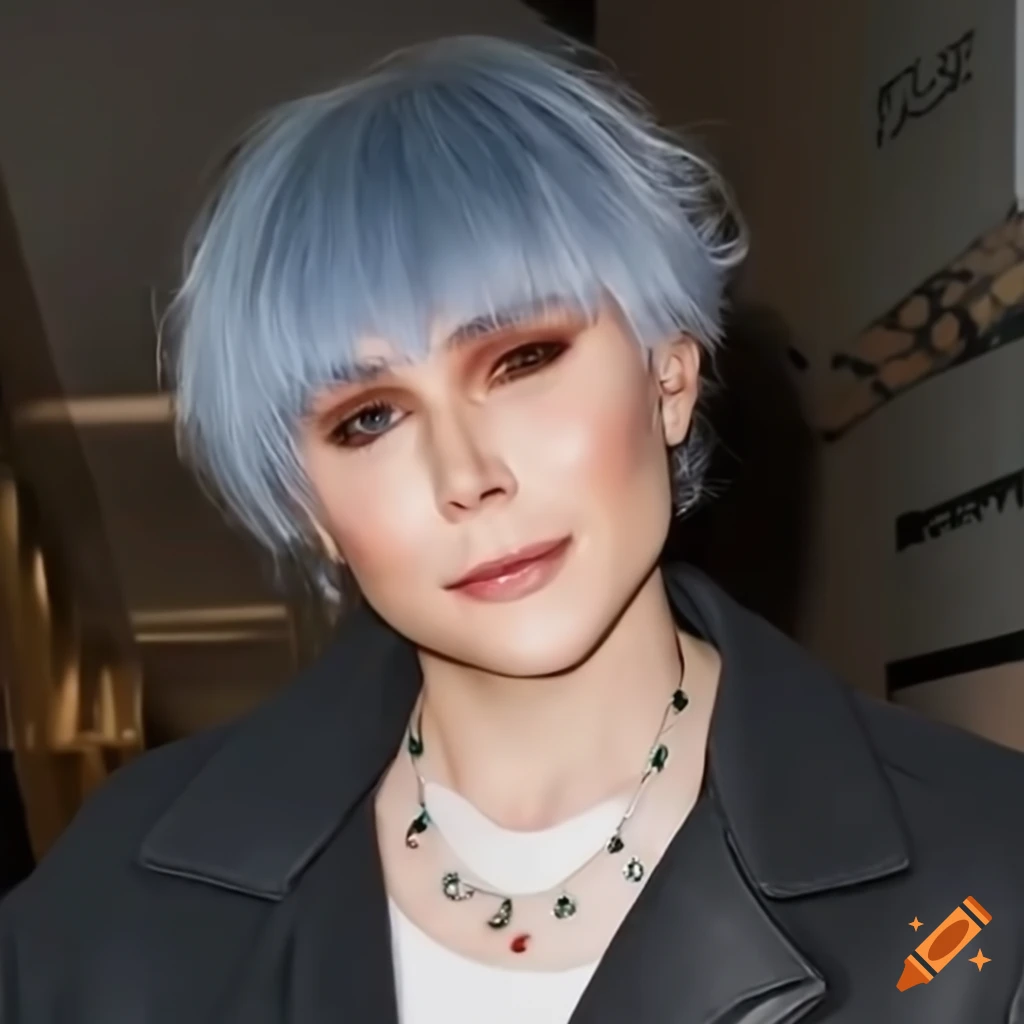 Portrait of oli london on Craiyon