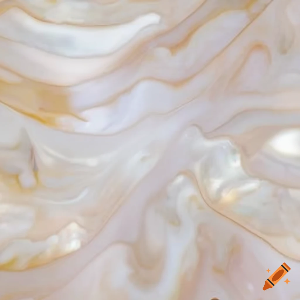 top view of white mother of pearl texture