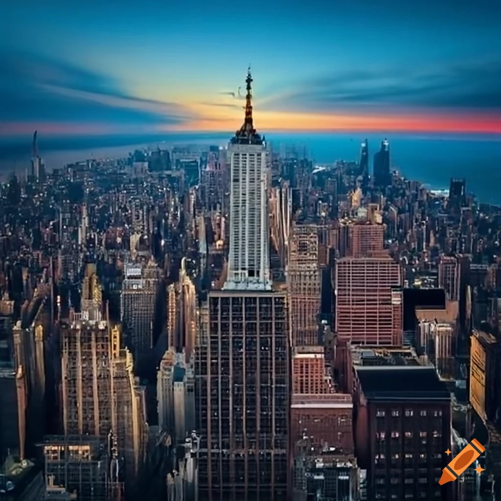 New york cityscape on Craiyon