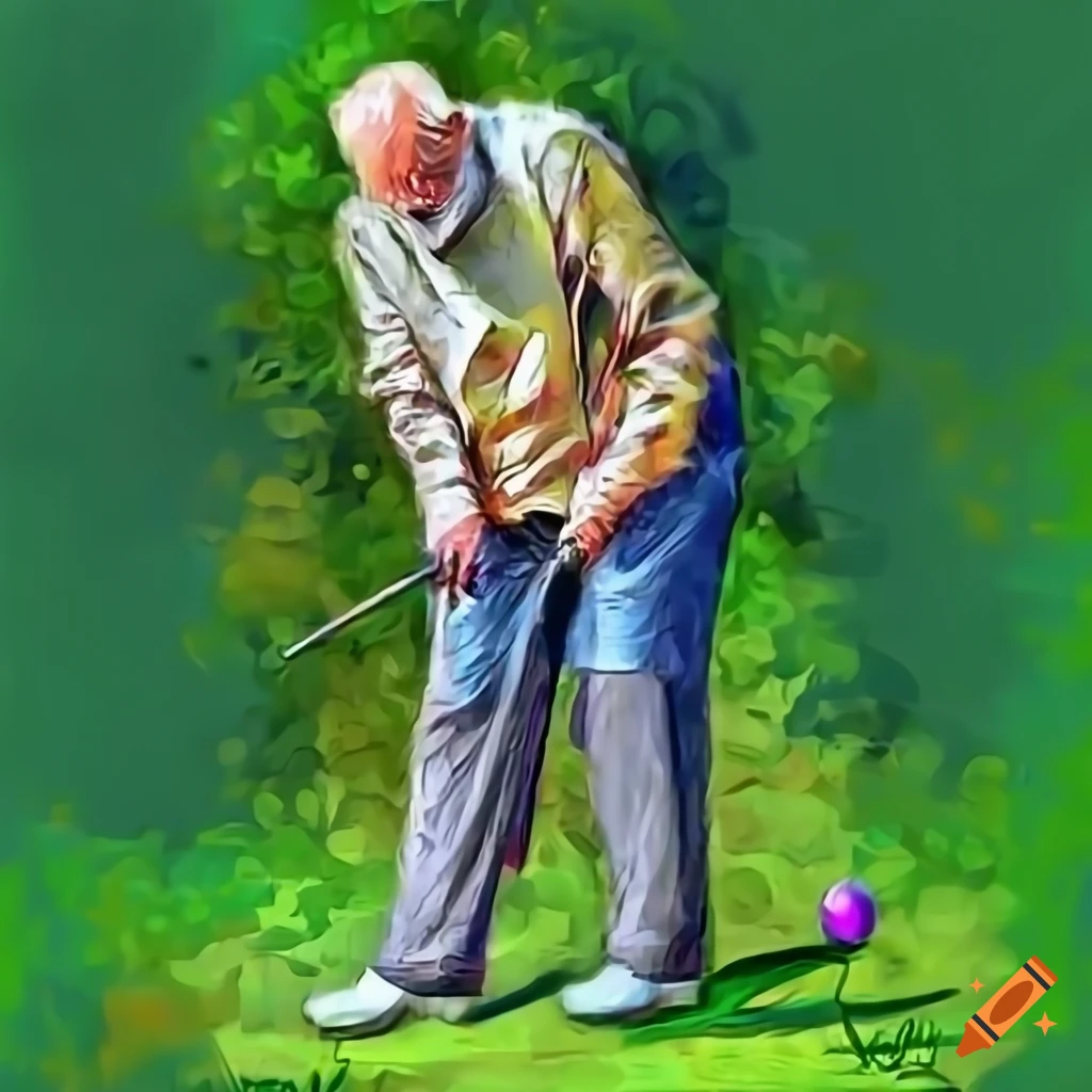 70th-birthday-celebration-on-the-golf-course-on-craiyon