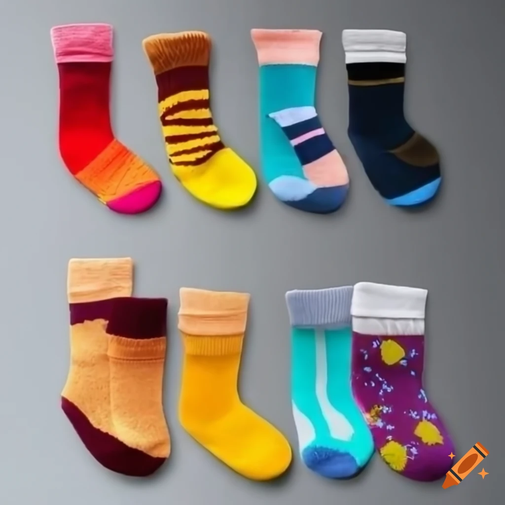 preview of colorful socks