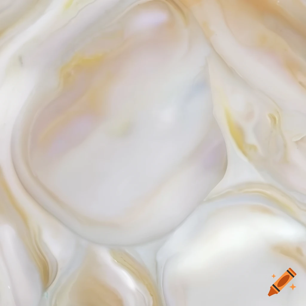 top view of a white mother of pearl texture
