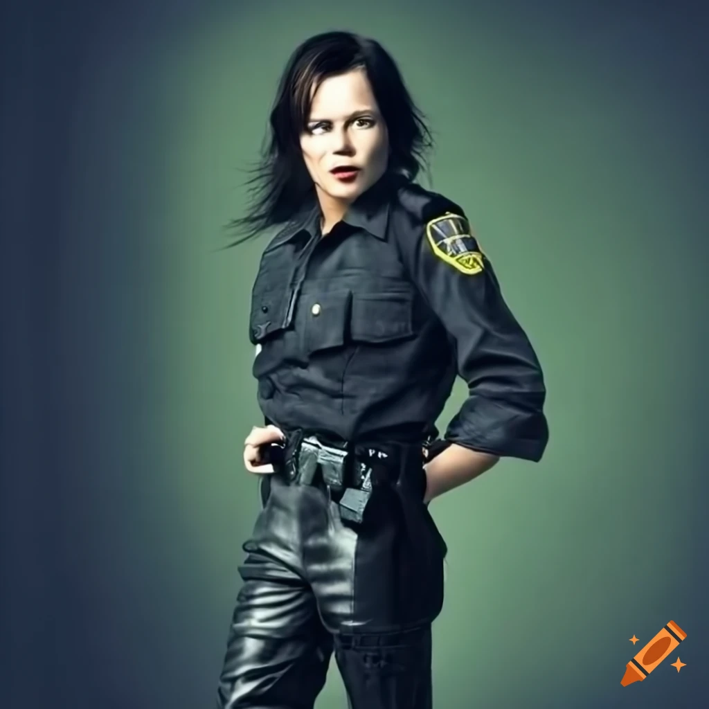 Detailed Police Photograph Of Officer Fairuza Balk At Age 20