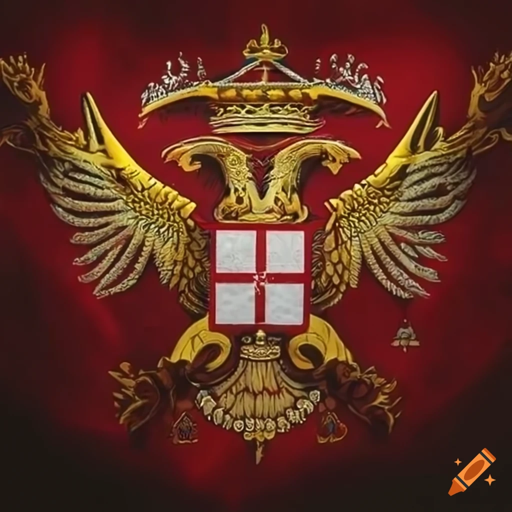 Colorful coat of arms, german eagle, flag, epic, heroic, 4k, detailed on  Craiyon