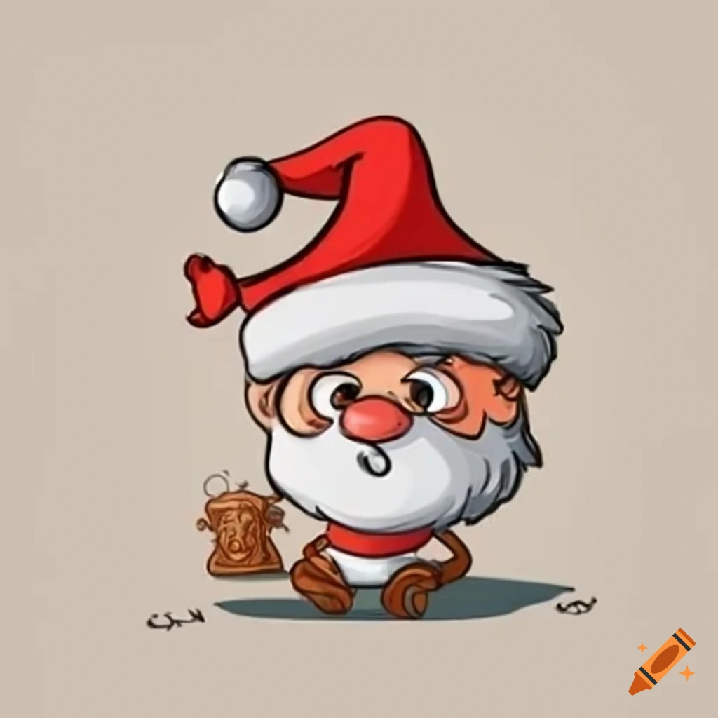 Santa Claus Drawing png download - 1000*1000 - Free Transparent Reindeer  png Download. - CleanPNG / KissPNG