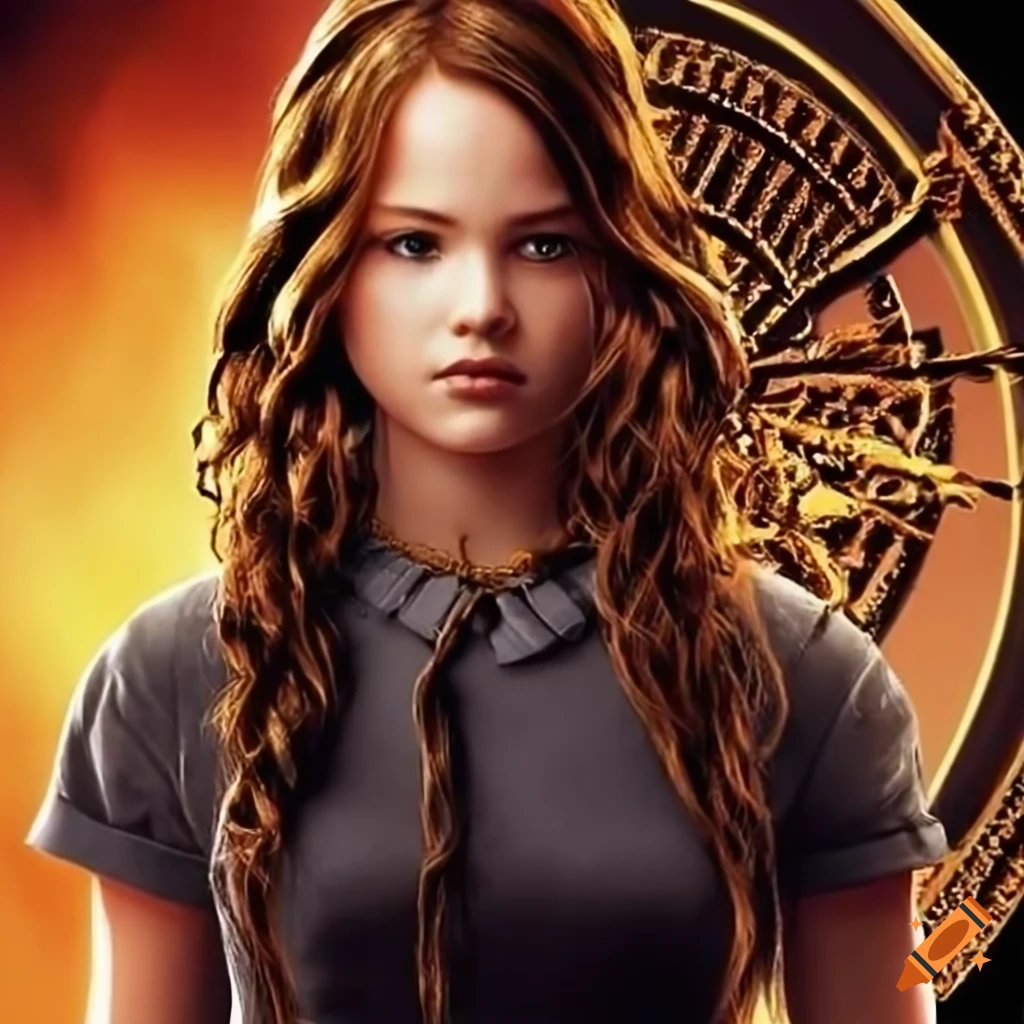 Girl in hunger games style on Craiyon