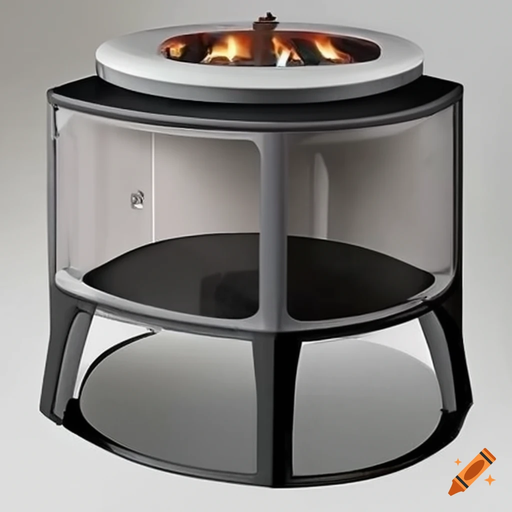 futuristic electrical sauna stove