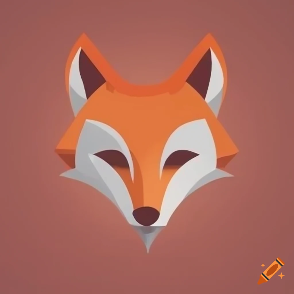 simple fox logo design