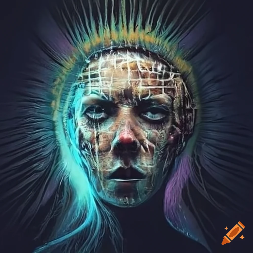 illustration depicting schizophrenia