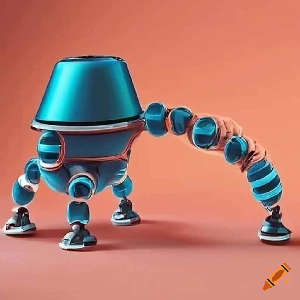 slinky-like robot in motion
